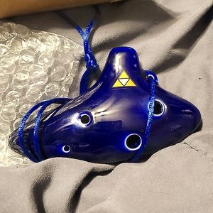 UNUSED 6 Hole Zelda Ocarina (EXTRA STRAP)